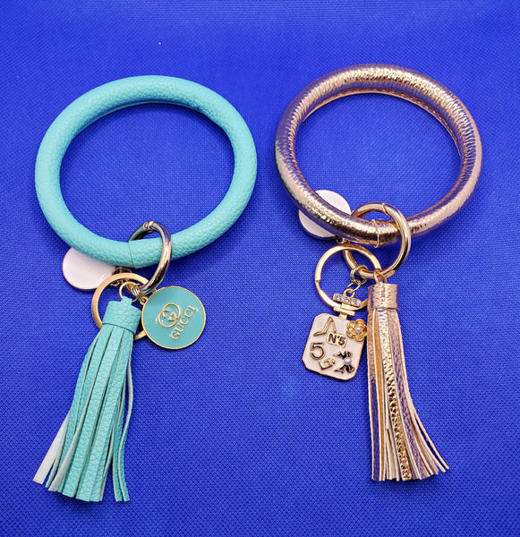 LEATHER KEYCHAIN WRISTLETS